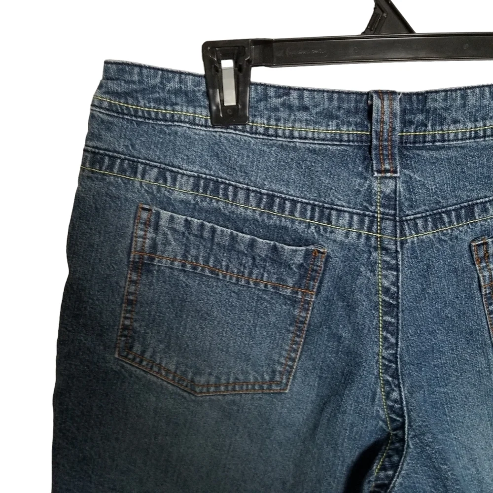 Faded Glory Denim Shorts Size 14 Ladies 100% Cotton - Picture 10 of 12